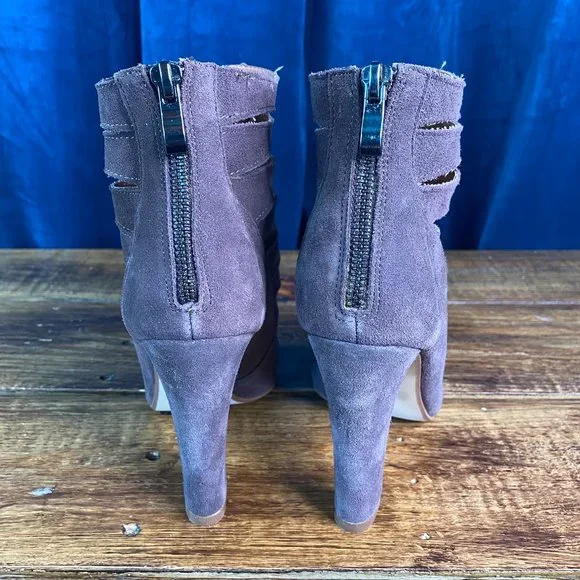 Steve Madden Cardii Suede Bootie Heels - Picture 8 of 11